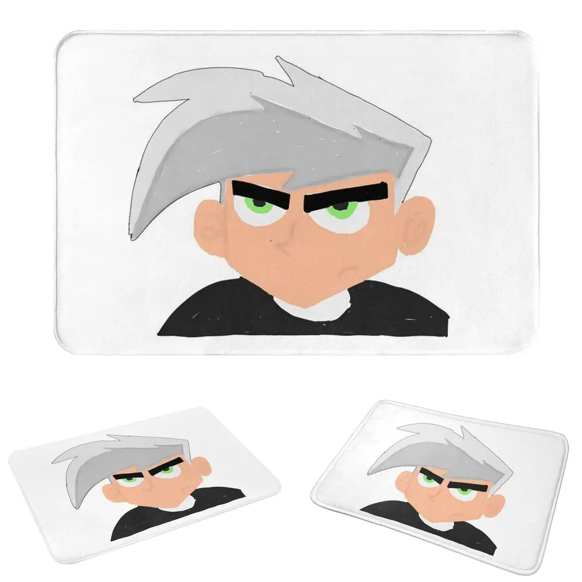 Danny Phantom Doormat Sand Scraping Carpet Rug Kitchen Entrance Home Floor Mat for Bedroom Footpad Mats