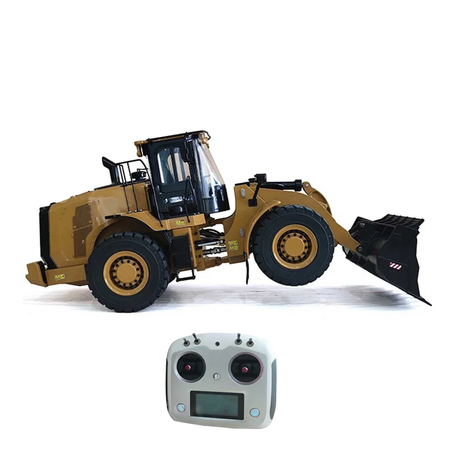 1:16 Forklift Simulation Hydraulic Loading Vehicle Model Remote Control Lighting Alloy high quality Toys Xmas gifts for friends