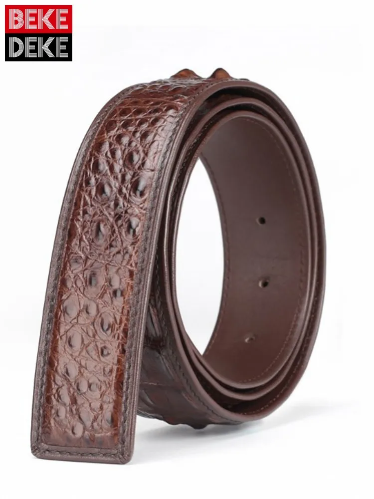 

Мужской деловой ремень шириной 3,8 см, повседневный, из натуральной кожи, модный, однотонный, с пряжкой из крокодиловой кожи