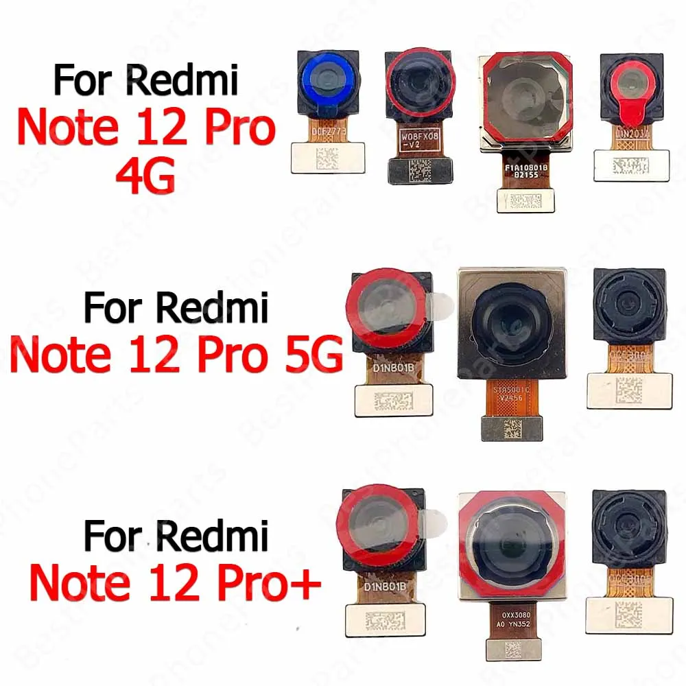 

Back Rear Camera For Xiaomi Redmi Note 12 Pro 4G 5G Pro+ Plus Backside Camera Module Flex Cable Mobile Phone Spare Parts