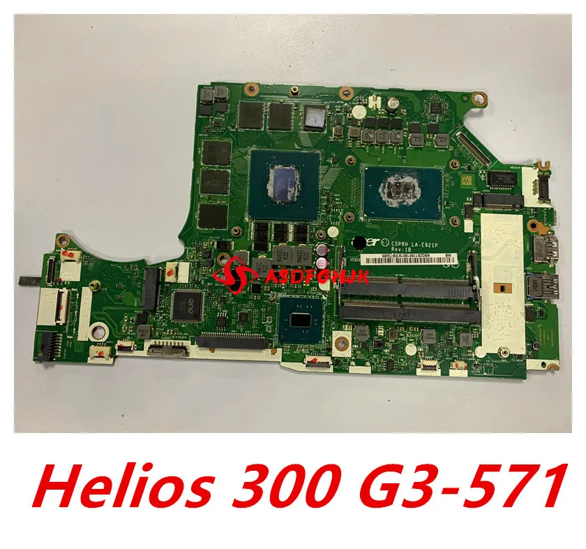 

Used C5PRH LA-E921P For Acer Predator Helios 300 0ntn32 Motherboard Mainboard NBQ2B11001 i7-7700HQ GTX1060M DDR4 Fully Tested