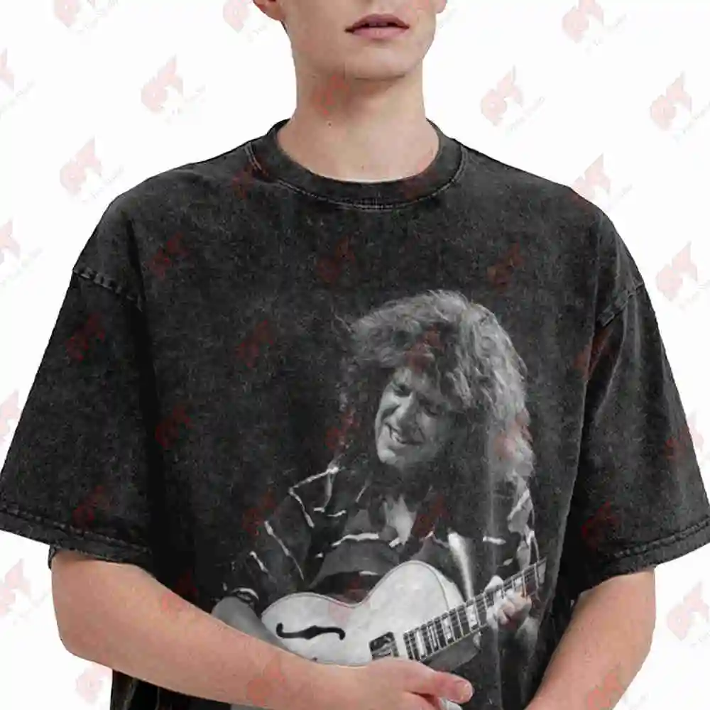 Pat Metheny Vintage Washed Tee Pure Cotton T-Shirt