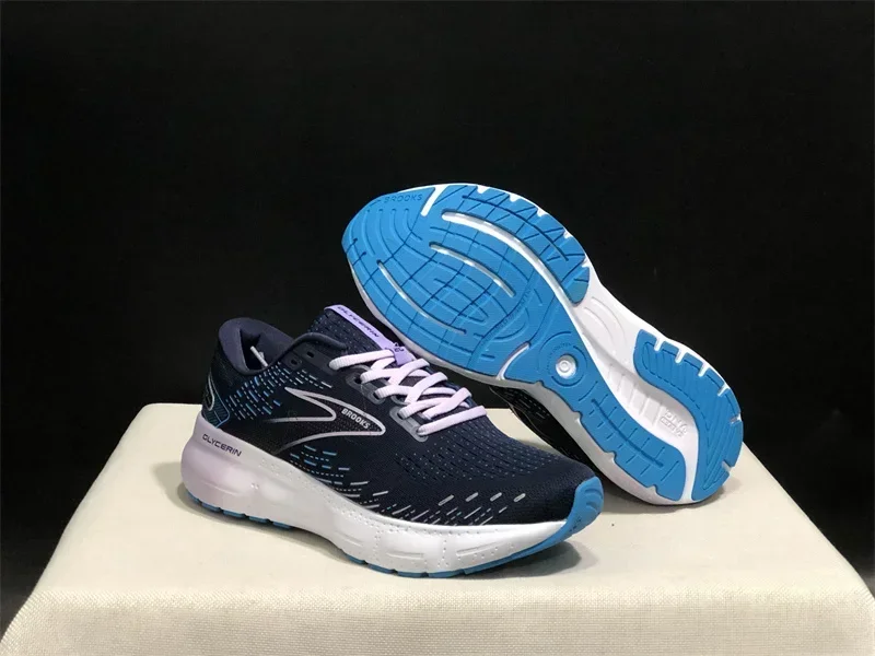 Authentic Brooks Glycerin GTS 20 Walking Shoes Women's Cushioning Marathon Light Sports Floating Sports Shoes Sneakers EUR 36-39