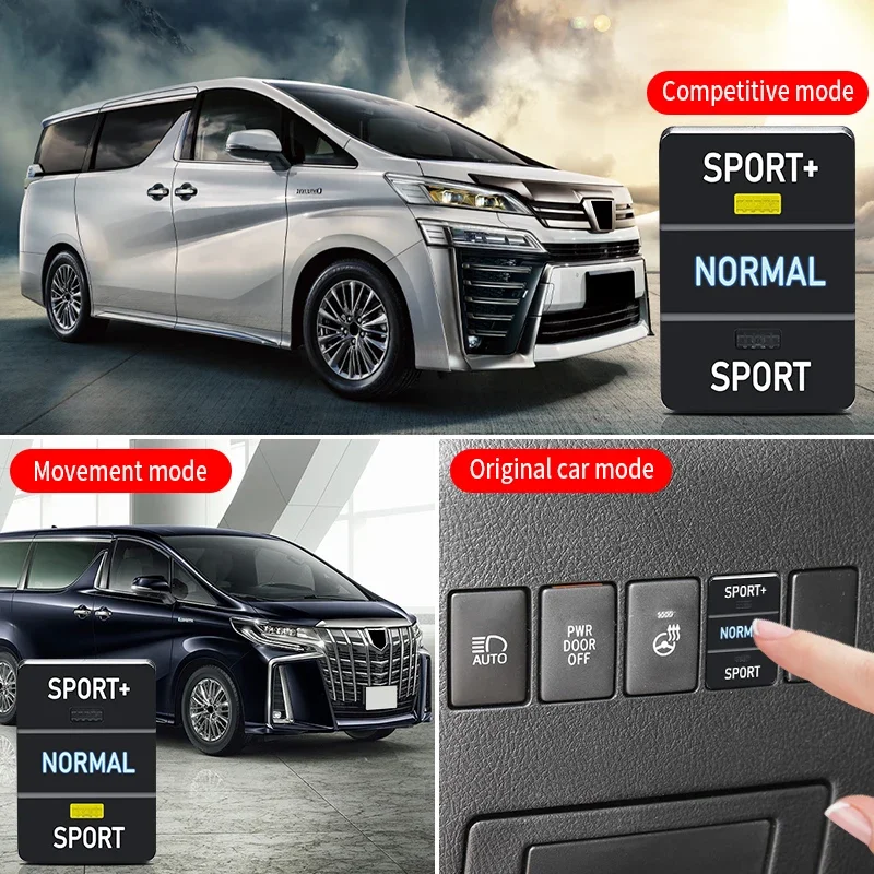 

For 2009-2024 Toyota Alphard Vellfire Sport Power Module Throttle Accelerator 20 30 40 Series 2023 2022 Modification Accessories