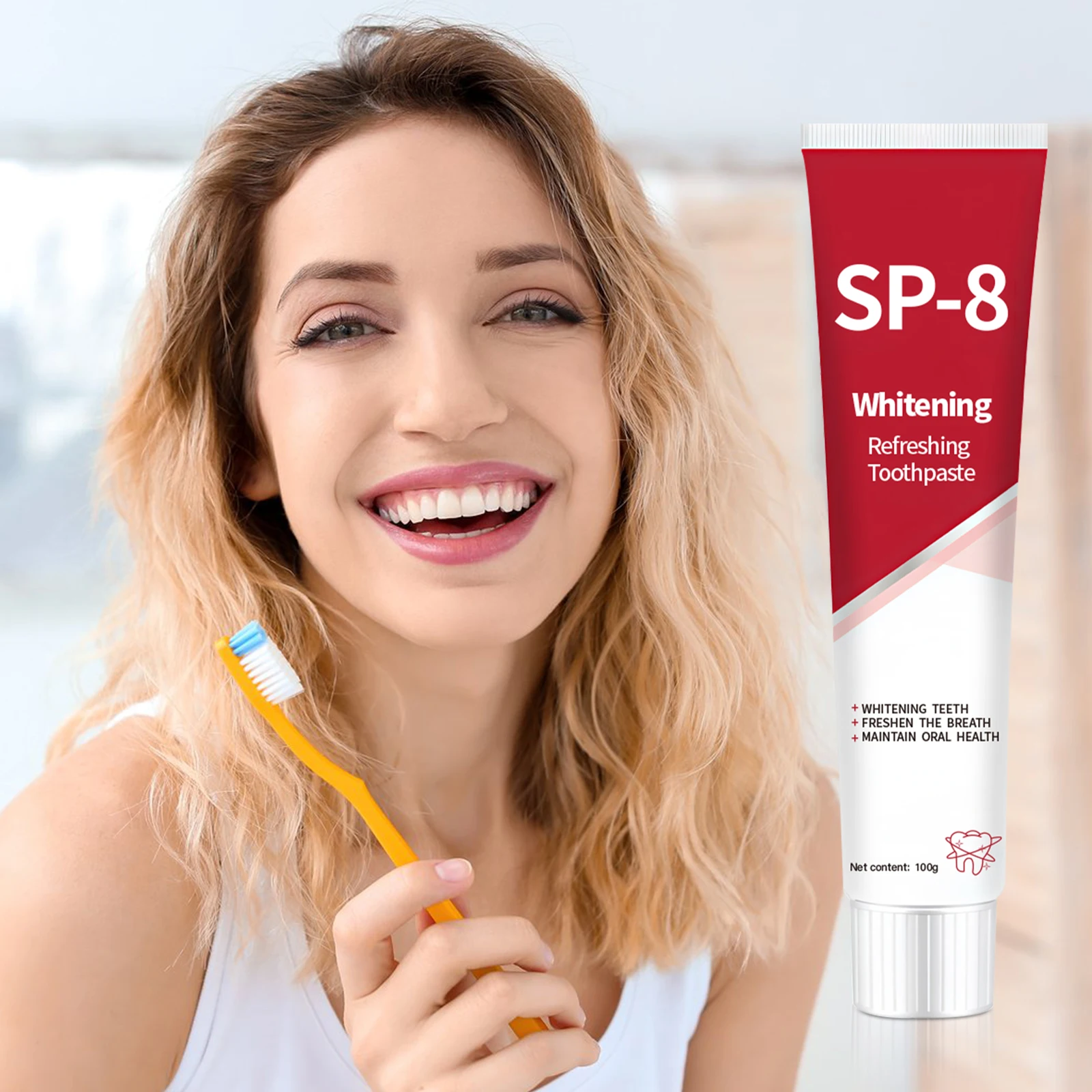 SP-6 Probiotic Whitening Stain Improves Yellow Teeth Probiotic Removal Toothpaste Freshens Breath 1/3/5Pcs Toothpaste Fresh Care