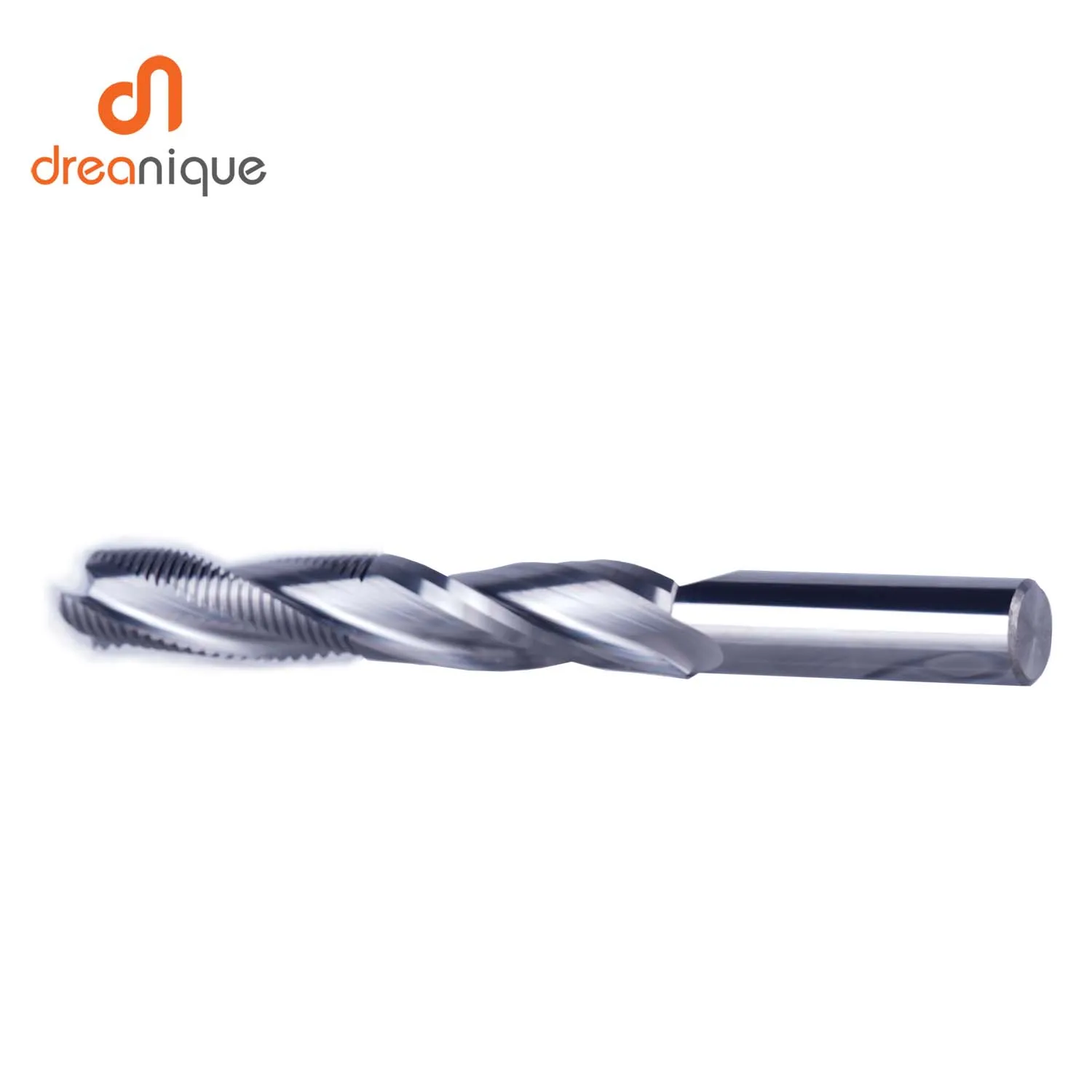 Dreanique 1pc 16 18mm CNC Endmill UP Cut 3 Flute Spiral Carbide Milling Tool for Woodworking Door and Window Cutting Router Bit