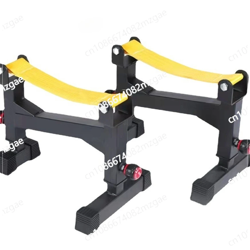 

Weightlifting Plates Rack Adjustable Deadlift Buffer Platform Deadlift Barbell Elevation Stand Deadlift Sling Racks for Home Gym