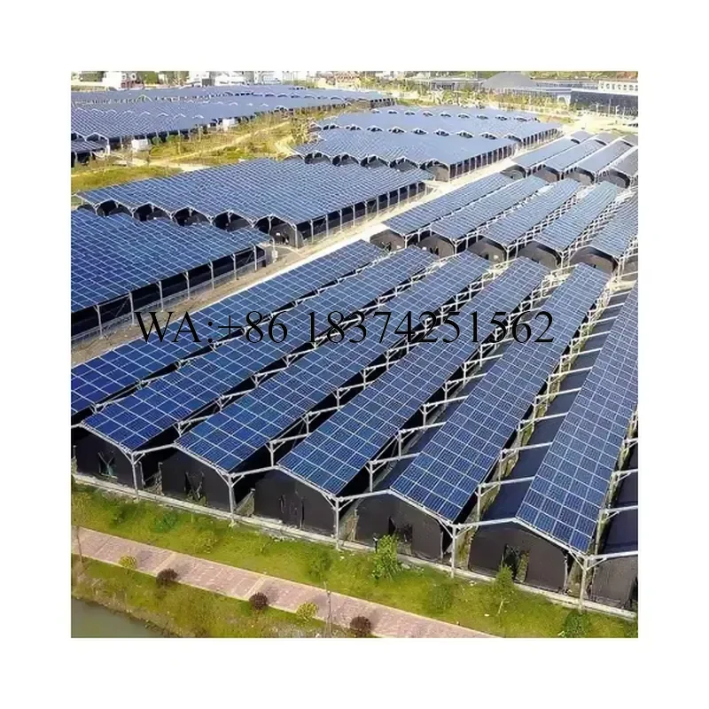Wmwmnu Solar Power Generating Greenhouse with Side Ventilation Windows for Efficient Plant Growth and Energy Saving