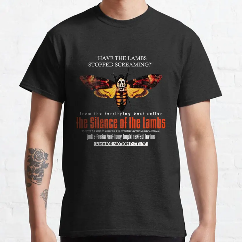 The Silence of the Lambs  Social distancing horror moive the Cannibal scary film hannibal lecter serial killer large size tops