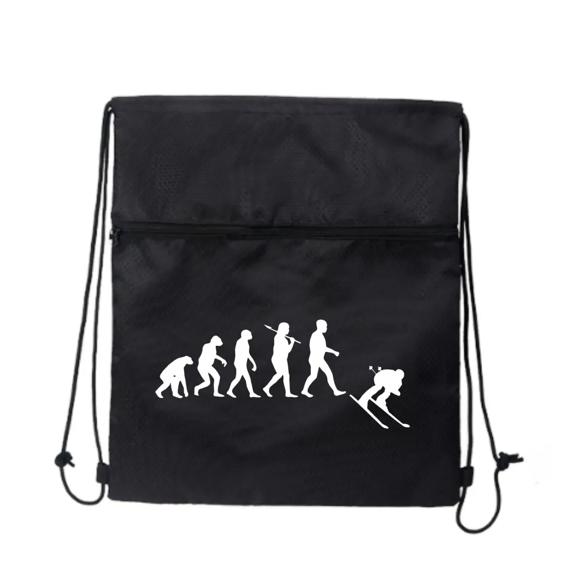 

Силуэт эволюции от обезьяны в человеческую сказку, супер стильный рюкзак на шнурке для мужчин и женщин, легкий повседневный рюкзак для повседневного ношения