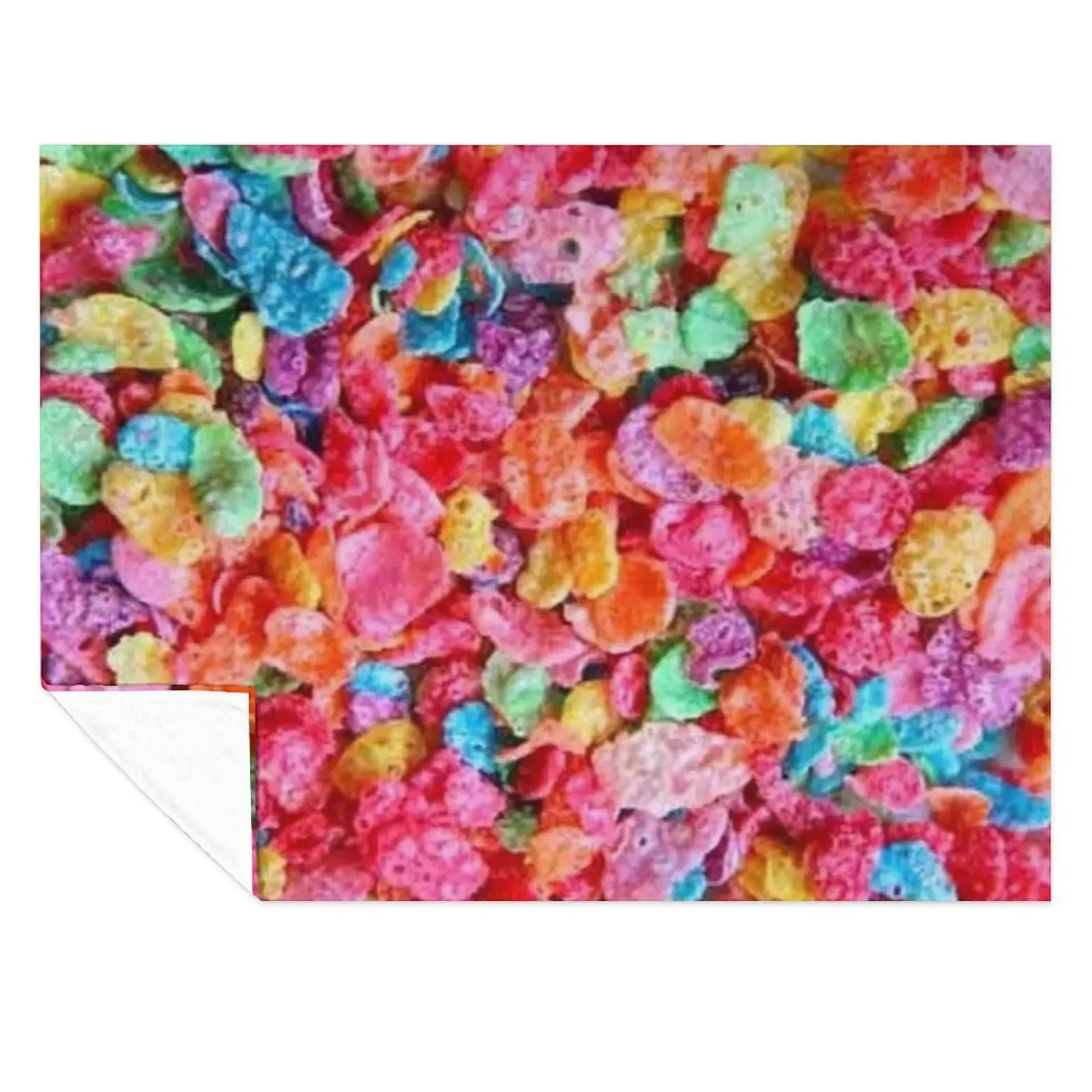 

Fruity Pebbles Throw Blanket Large Soft Plaid Camping Extra Large Throw Blankets