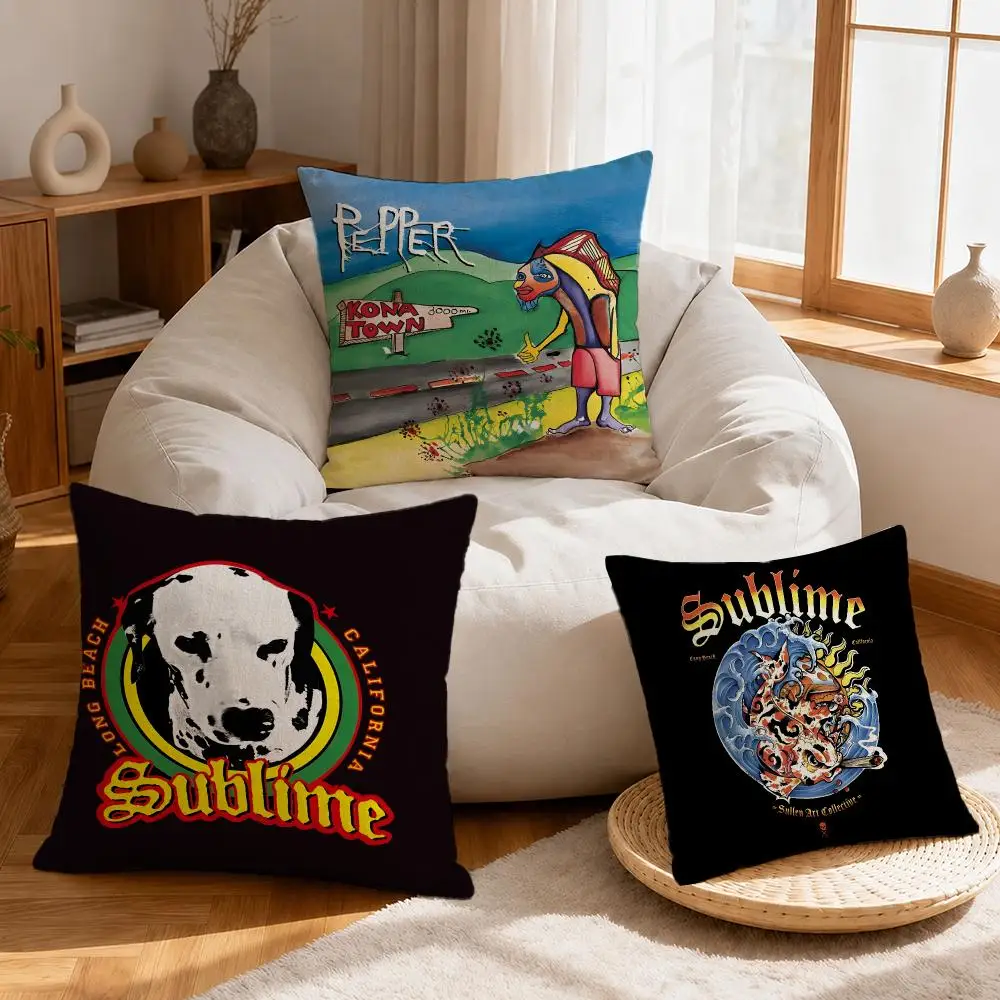 Band Sublime Cushion Cover Linen Anti-Mite Antibacterial Cushion Cover Invisible Zipper Sofa Decor