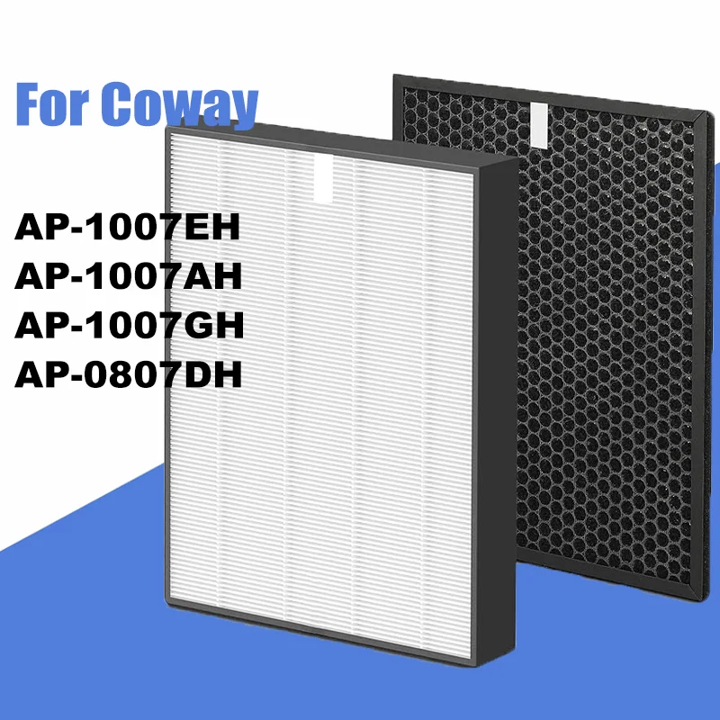 

Replacement True HEPA Carbon Filter for Coway Air Purifier Models AP-1007EH AP-1007AH AP-1007GH AP-0807DH