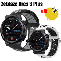 Band For Zeblaze Ares 3 Plus Strap Silicone Breathable Sports belt Smart Watch Women men Screen Protector Film