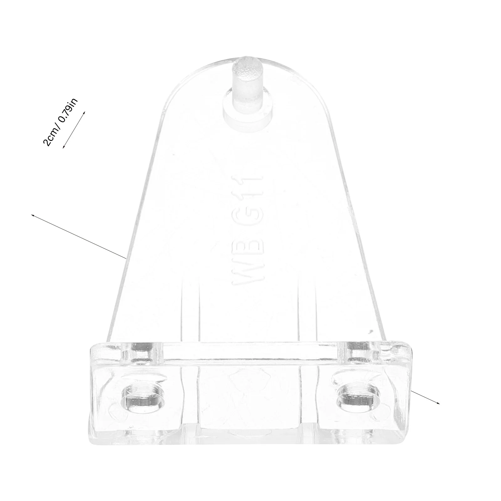 

4Pcs Blinds Hold Brackets Clear Bottom Rail Holder Clips for Shade Fixing Shaking Prevention Home Blinds Replacement Parts