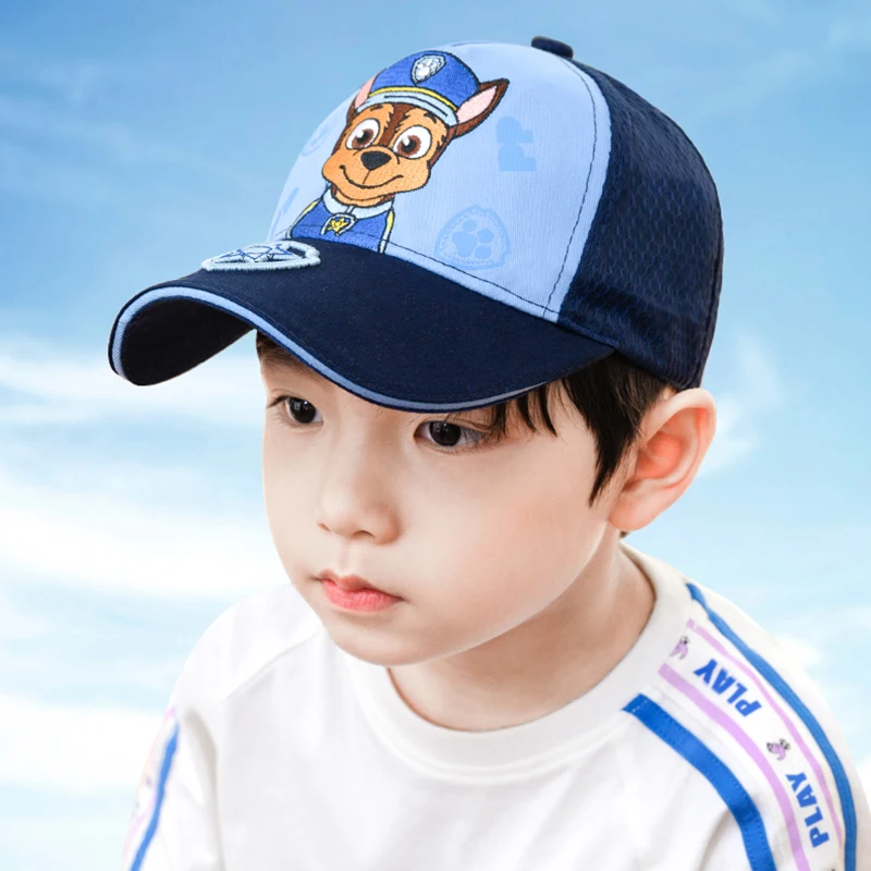 Genuine Paw Patrol Kids Baseball Cap Embroidery Children Girls Boys Sun Hat Spring Summer Outdoor Adjustable Visor Baby Cap