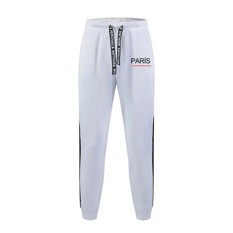 باريس طباعة هوديي Sweatpants الرجال رياضية يوميا عارضة رياضي عداء ببطء مجموعة الأزياء الحضرية الرياضية الشارع الشهير البلوز