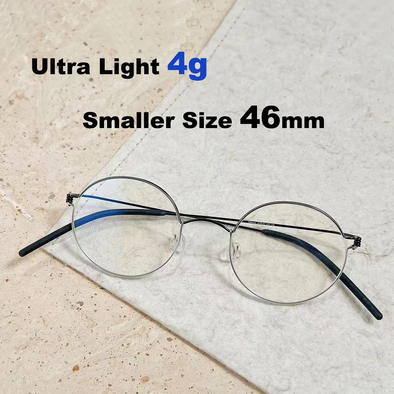 

Датский бренд, маленькие 46 мм, круглые очки в стиле ретро, безвинтовые сверхлегкие 4 г, воздушные очки из чистого титана, мужские и женские очки, новые