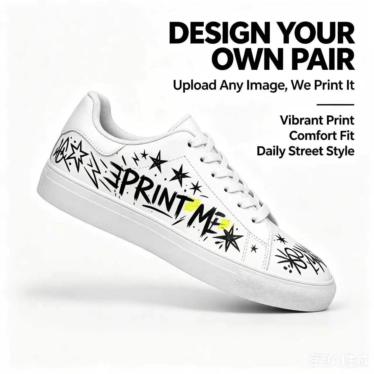 Fashion Custom Made Low-Top Sneakers Mens Womens Teenager High Quality Board Shoes Bespoke Custom Shoe Casual Couple Shoes