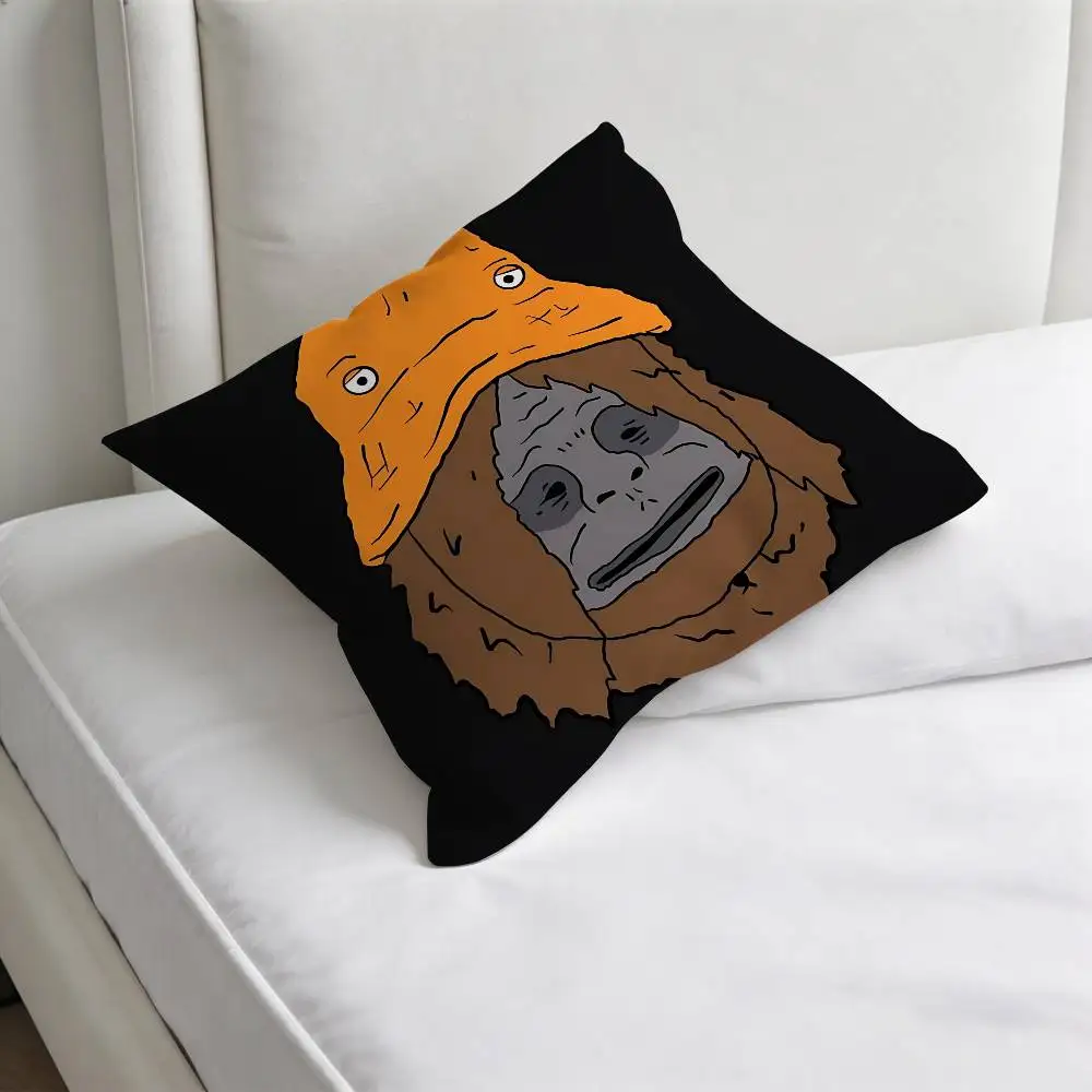 S-Sassy The S-Sasquatch Decorative Square Pillow Cover Modern Cushion Case for Living Room Bedroom