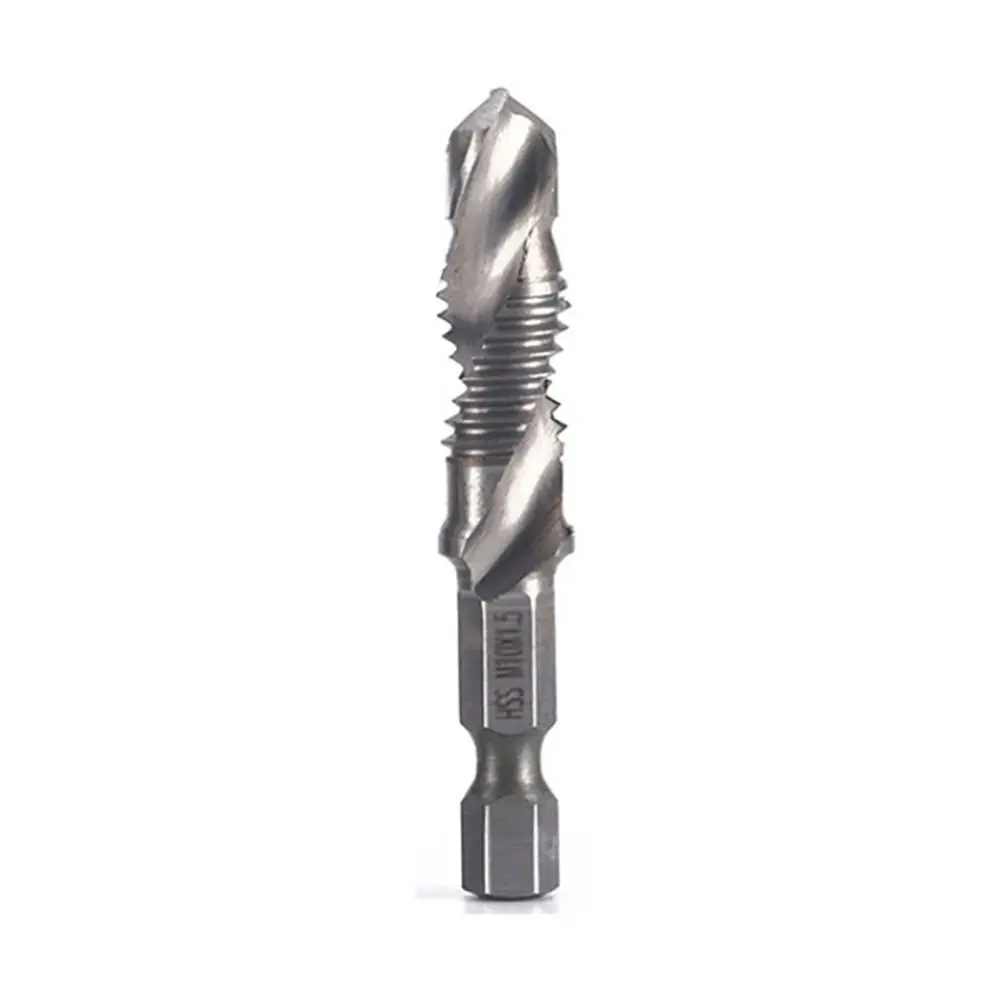 Compound Tap Screw Machine Tap Drill Bits Screw Thread Bit Shank Tap Drill Bits Tap Drill Bit Hex Shank Titanium Plated