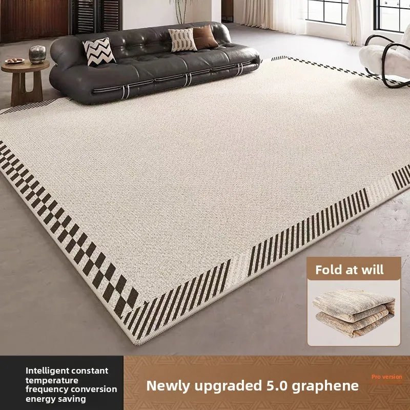 Foldable graphene electric carpet, household floor heating mat heating mat