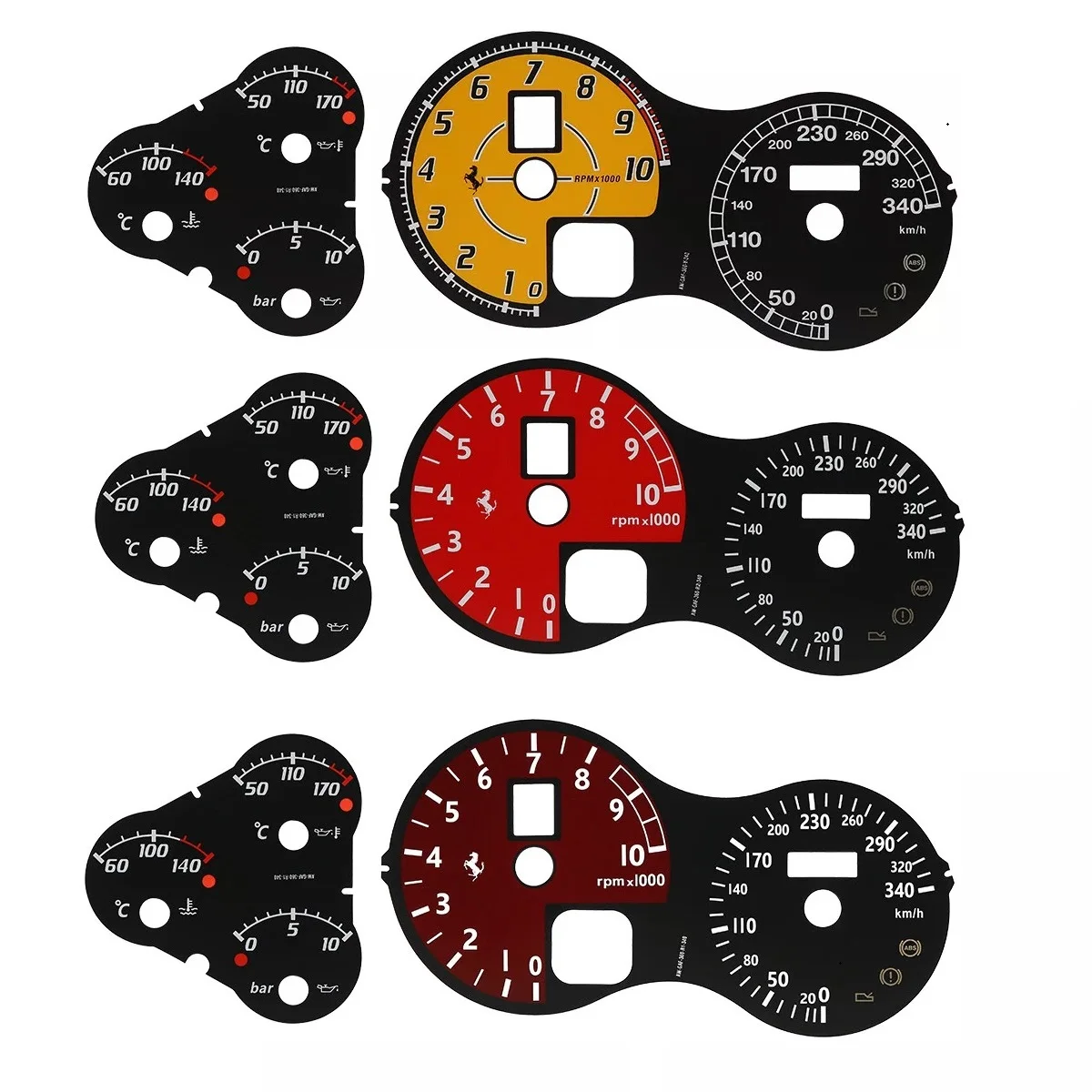 

340KM/H Gauge Face for Ferrari 360 Modena & Spider Instrument Cluster