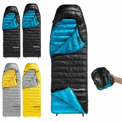 Ultralight White Goose Down Envelope Type Winter Warm Sleeping Bag Outdoor Travel Hiking Camping Portable Backpack Sleeping Bags