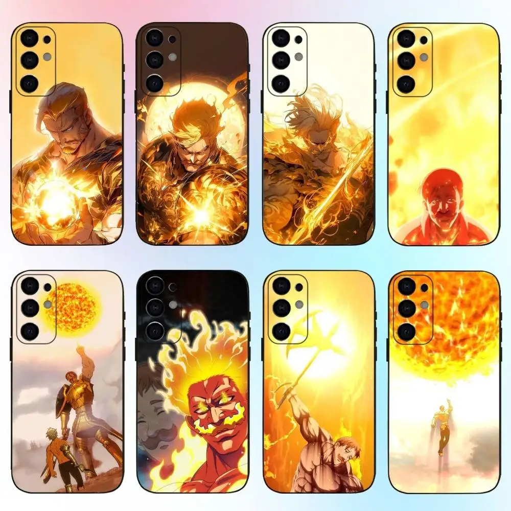 

Comics E-Escanor A-Arrogant Phone Case For Samsung S25,S24,S21,S22,S23,S30,Ultra,S20,Plus,Fe,Lite,Note,10,9,5G Black Cover