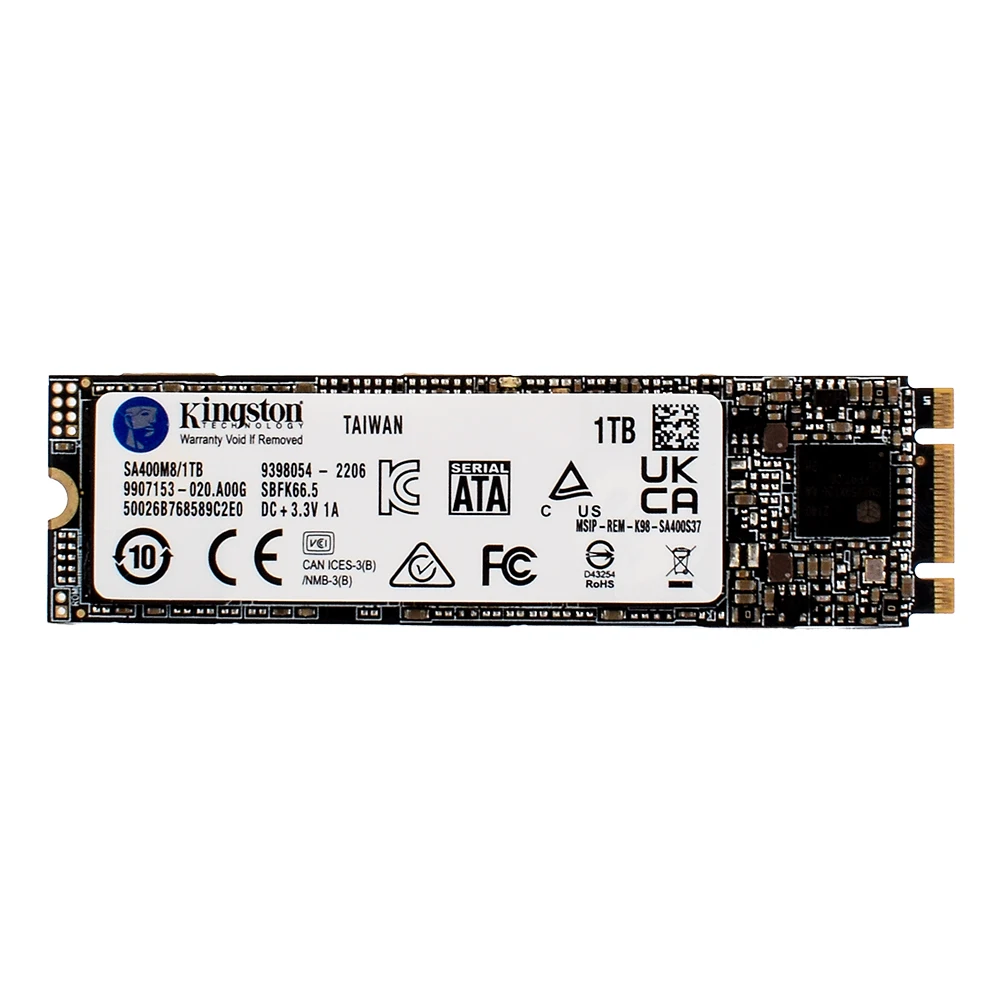 Kingston A400-NGFF SSD M.2 2280 내장 솔리드 스테이트 하드 드라이브, 노트북 데스크탑용 고성능, 120GB, 240GB, 480GB, 1TB, 2TB