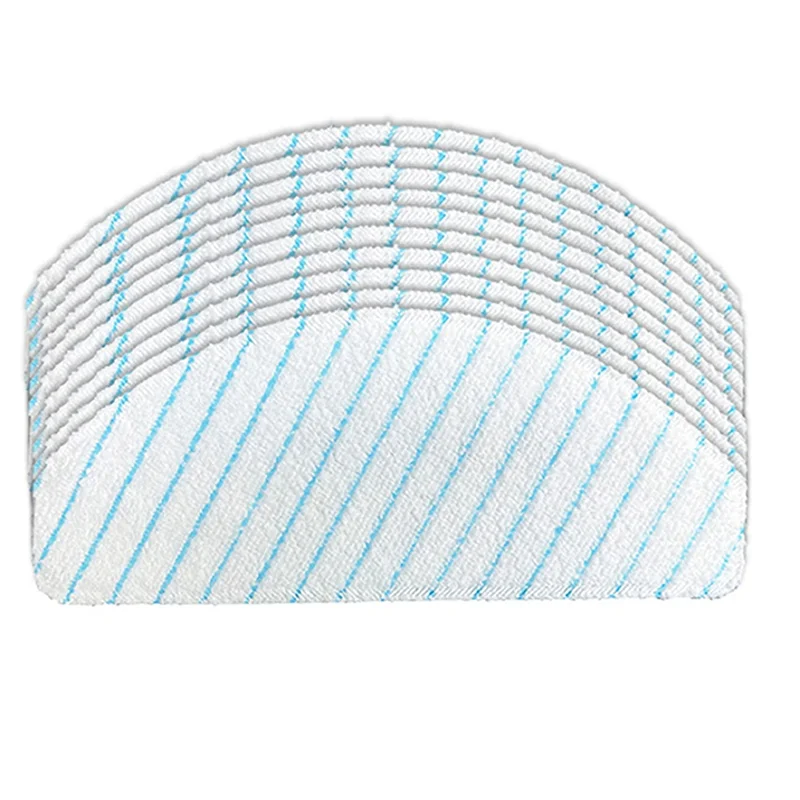 ABKR-100PCS لـ Ecovacs Deebot Ozmo T8 T8 +/ T8 AIVI T9 AIVI / N8 Pro/ N8 Pro + جهاز آلي لتنظيف الأتربة أجزاء وسادات الممسحة القابل للتصرف