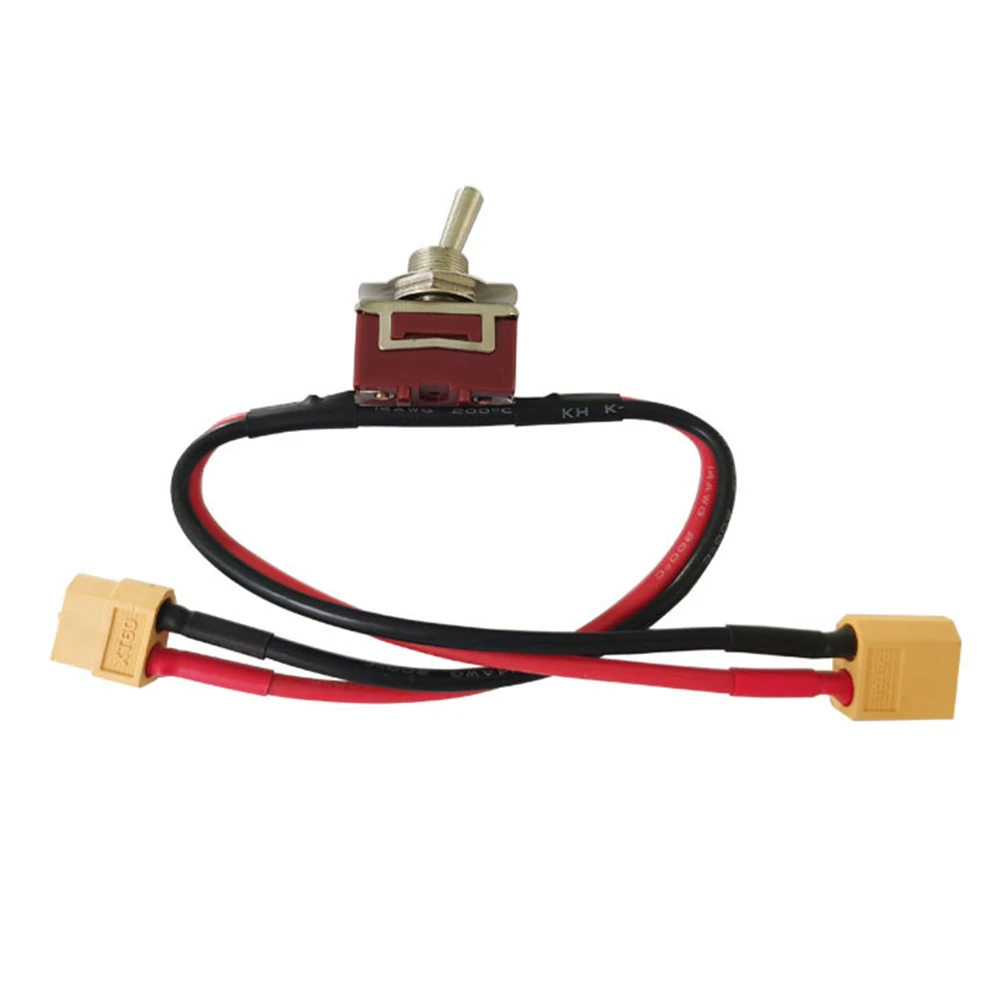 High Current Toggle Switch For RC T-type Toggle Switch XT90 Switch XT90 Connector ESC Battery Connector 15A Rated Current