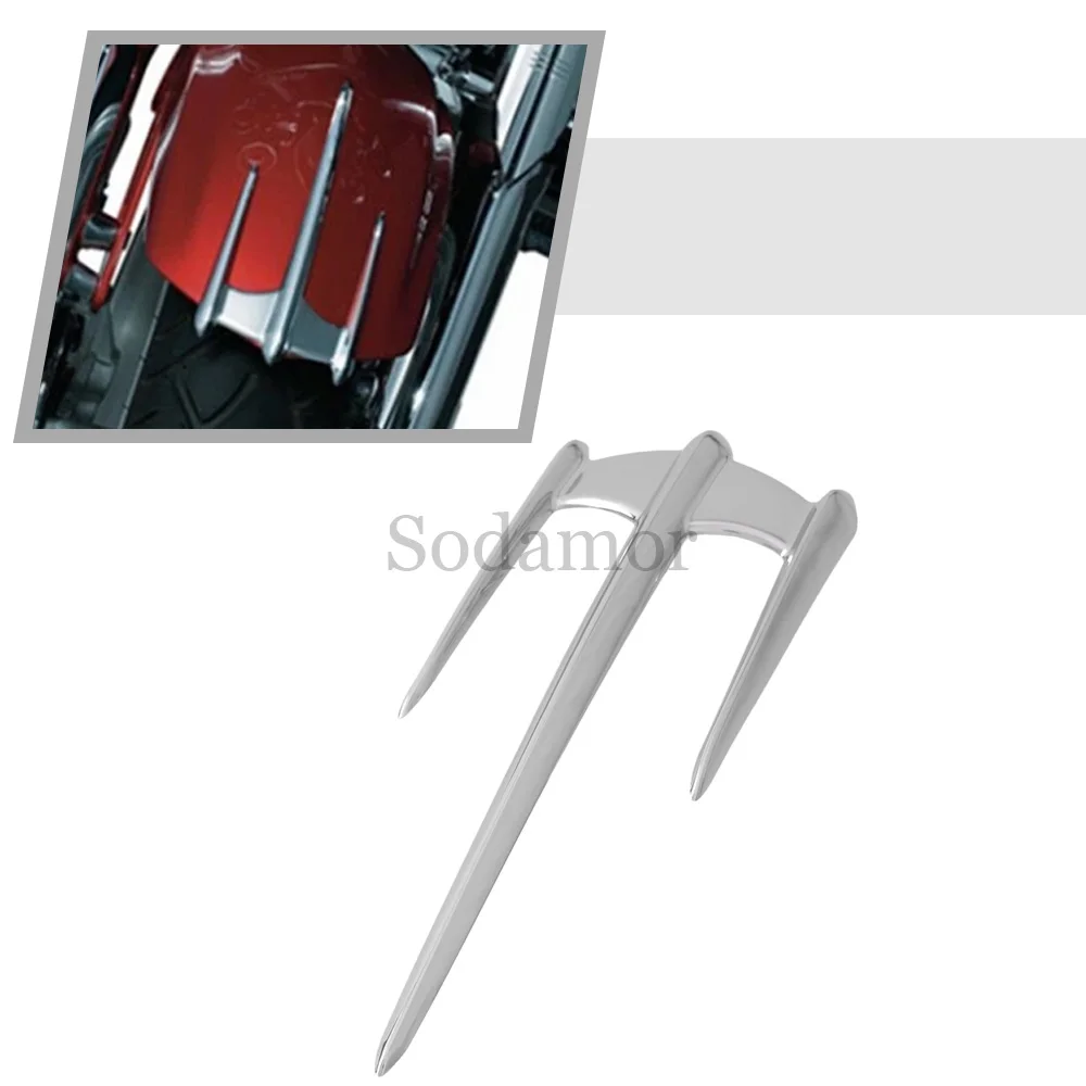 Motorcycle Front Fender Cover Accent Decoration Trim For Honda Goldwing GL1800 F6B VTX1300 VTX1800 XVS650/1100 V-Star Parts