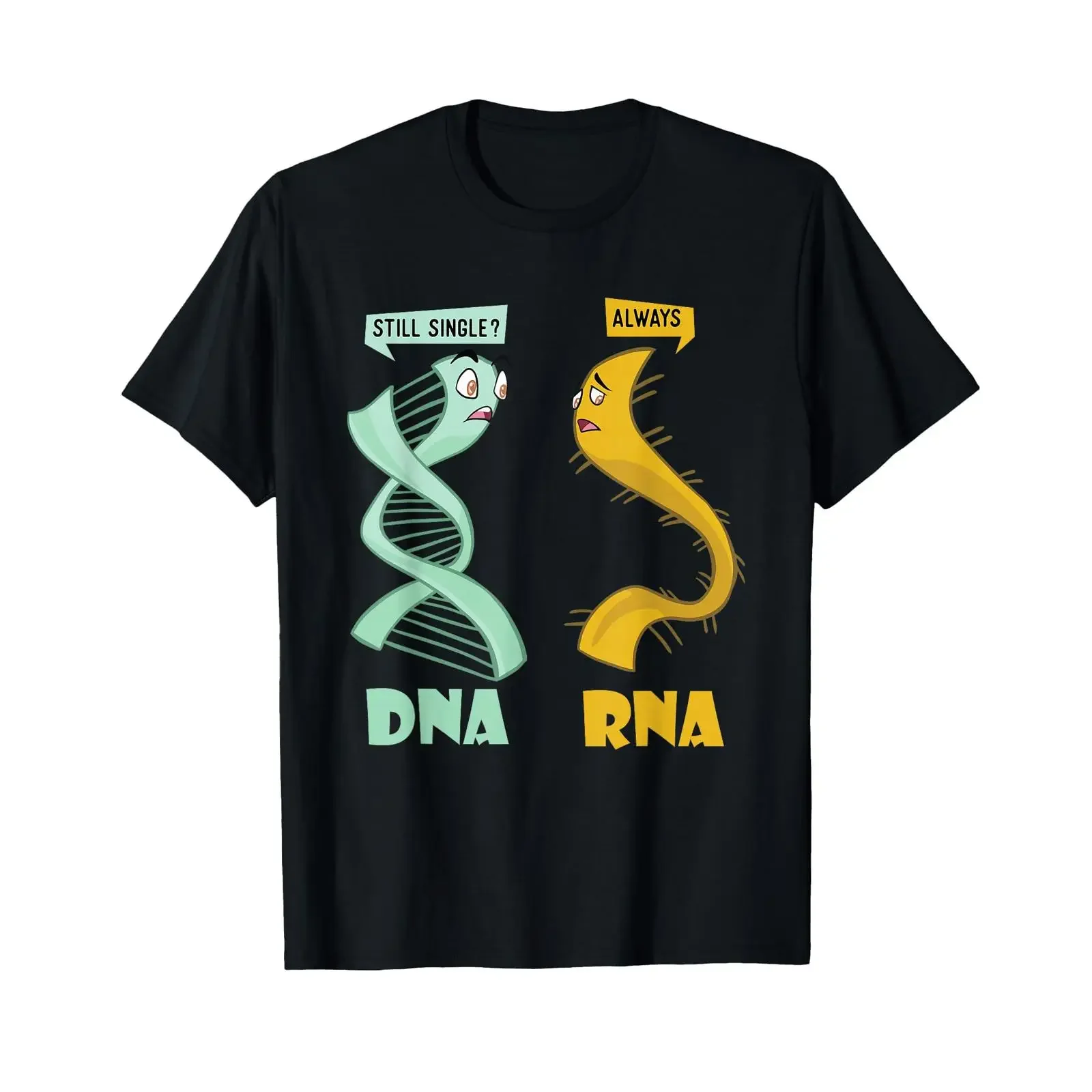 DNA RNA Funny Biologist Biology Student Cell Science T Shirt vintage Washed streetwear Soft Slightly Unisex Stylish fashion