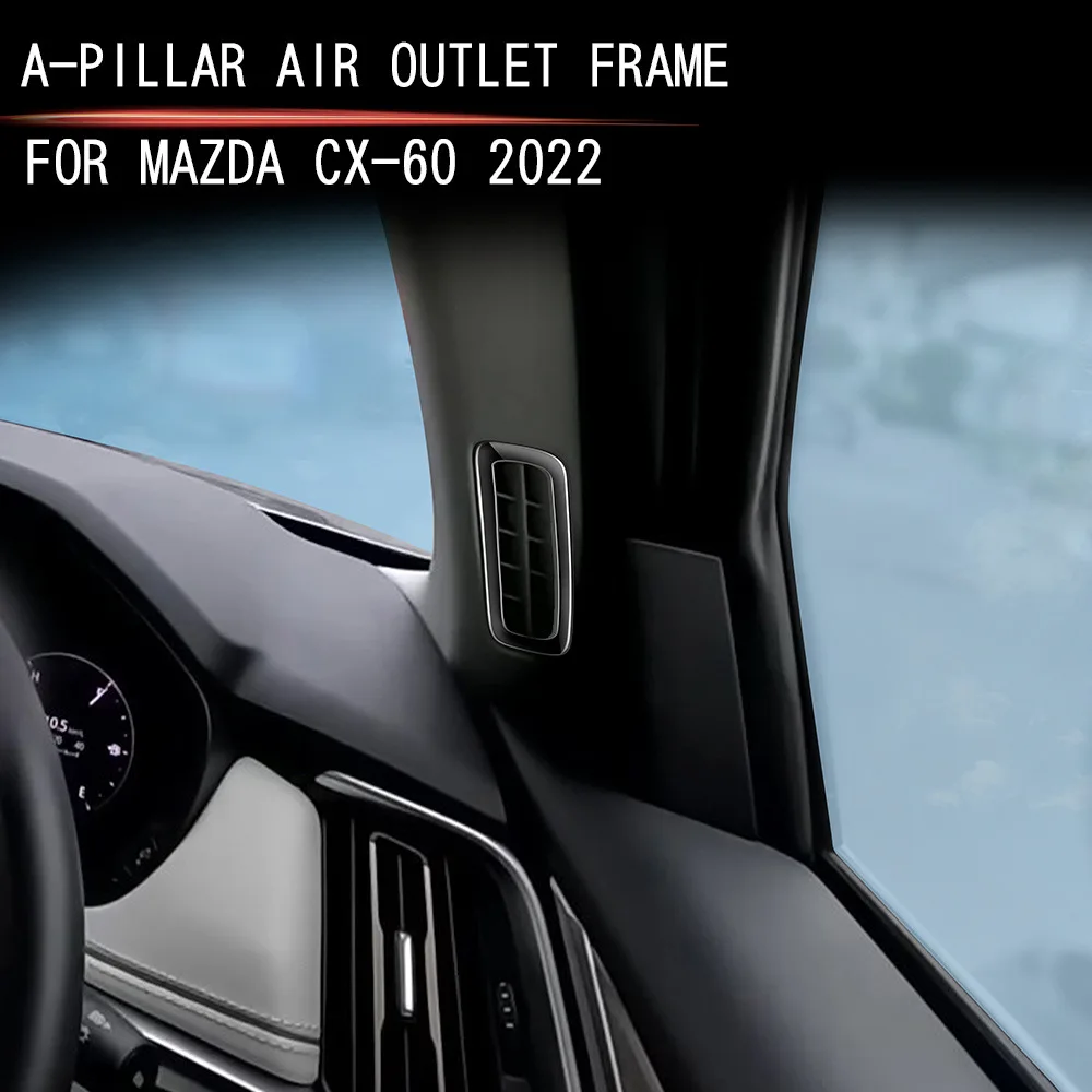 

LHD RHD для Mazda CX60 CX 60 2022 2023 2024, аксессуары для интерьера, крышка кондиционера из углеродного волокна, накладка на зеркало заднего вида