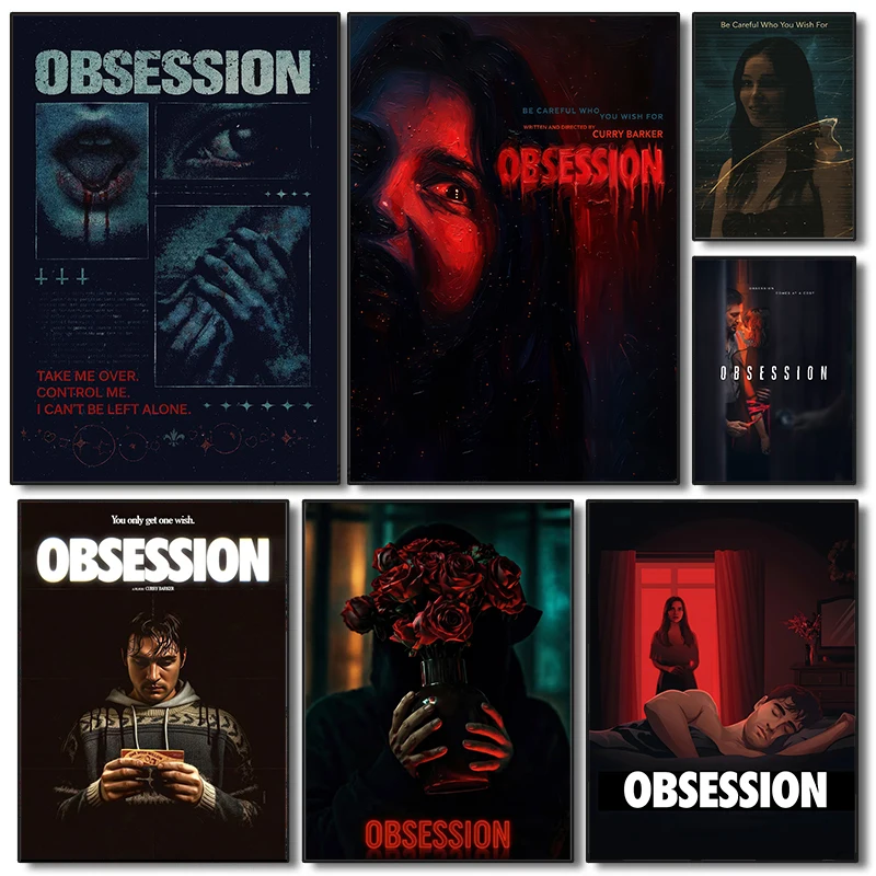 Movie Obsession Poster Latest Horror Film Prints Canvas Painting Obsession Wall Art Pictures Home Room Horror Movie Decoration