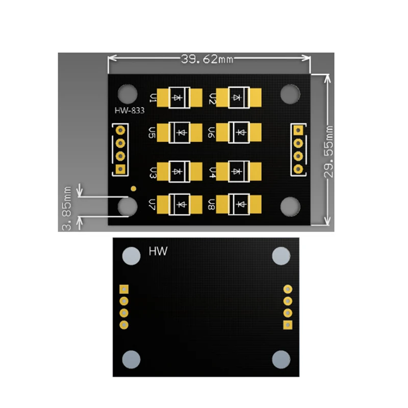 Aksesori Printer 3D A4988/DRV8825 Motor Stepper Penghilang Riak Filter Penghilang Getaran 40*30