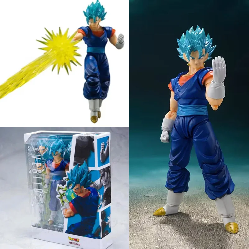 S.h.f Dragon Ball Super Vegito Blue Action Figure Vegetto Iguarts Shf Super Saiyan God Pvc Anime Model Kit Child's Gifts Toys