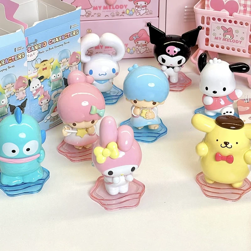 

Miniso Sanrio Back Buddy глухая коробка 3.0 модная фигурка Kulomi коричная собака Pacha собака Мелодия милая фигурка декоративная искусственная