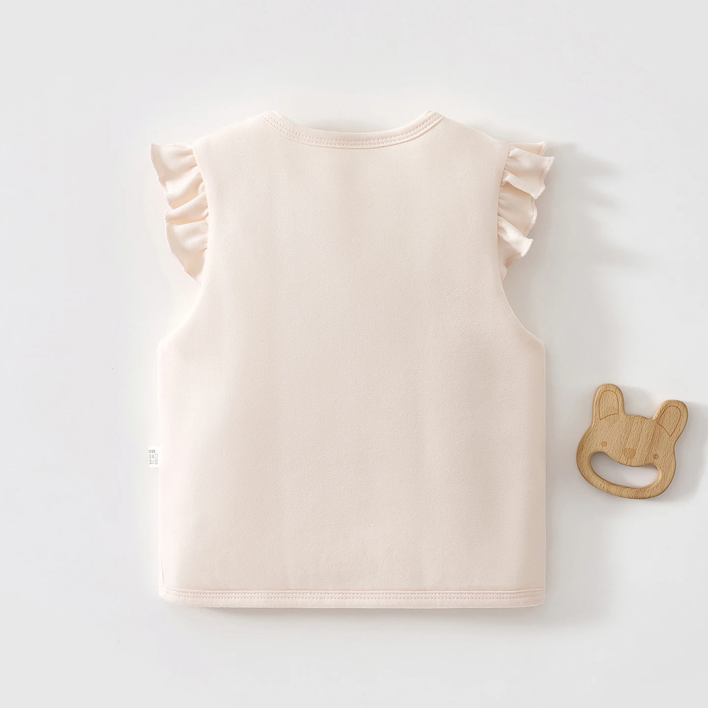Baby Vest with Cotton Padding for Autumn and Winter, Newborn Small Vest, Girl Baby Sleeveless Jacket, Pure Cotton Vest for Autumn, 80g