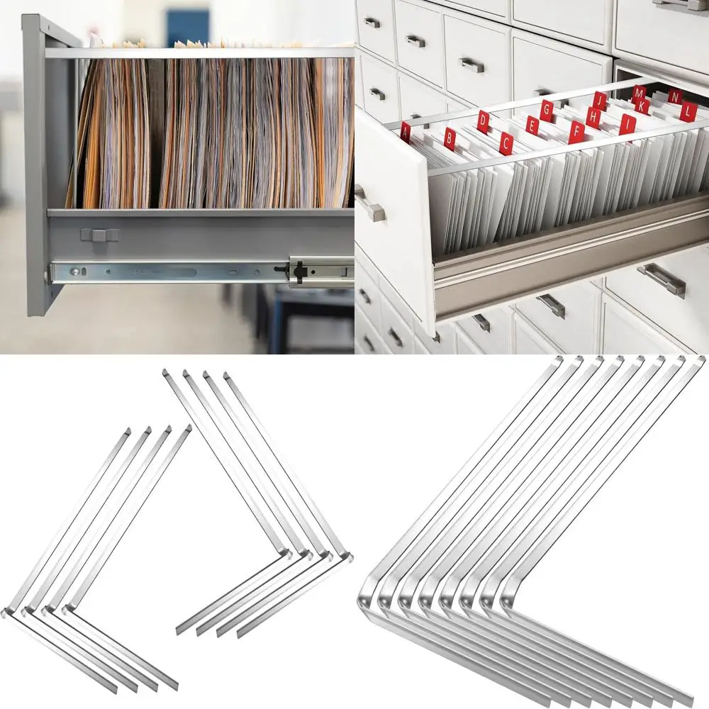 

Set of 8 25 File Cabinet Rails, 4 Left & 4 Right, Fits Hon 530 & 500 Series, 1996 to Current