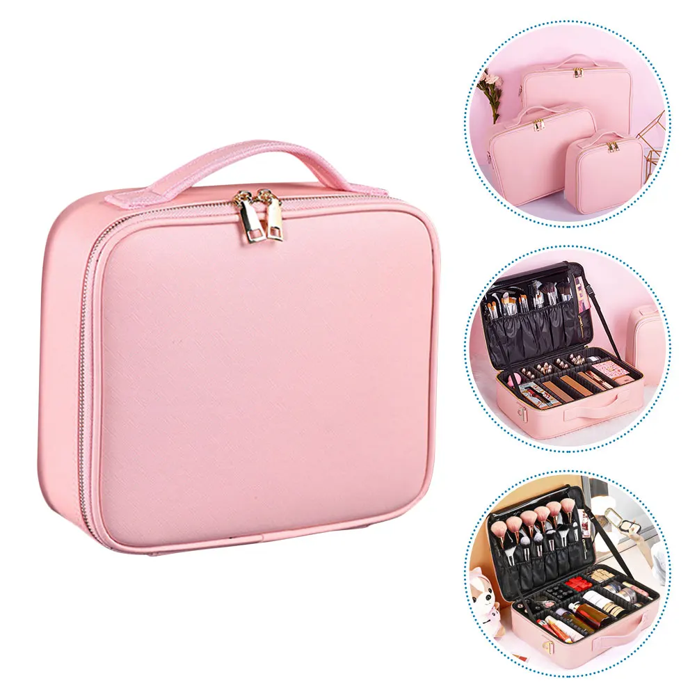 

Large Capacity Removable Dividers for Makeup Artist Makeup Bag Travel Cosmetics Bag Storage Case Cosmetics ganizer