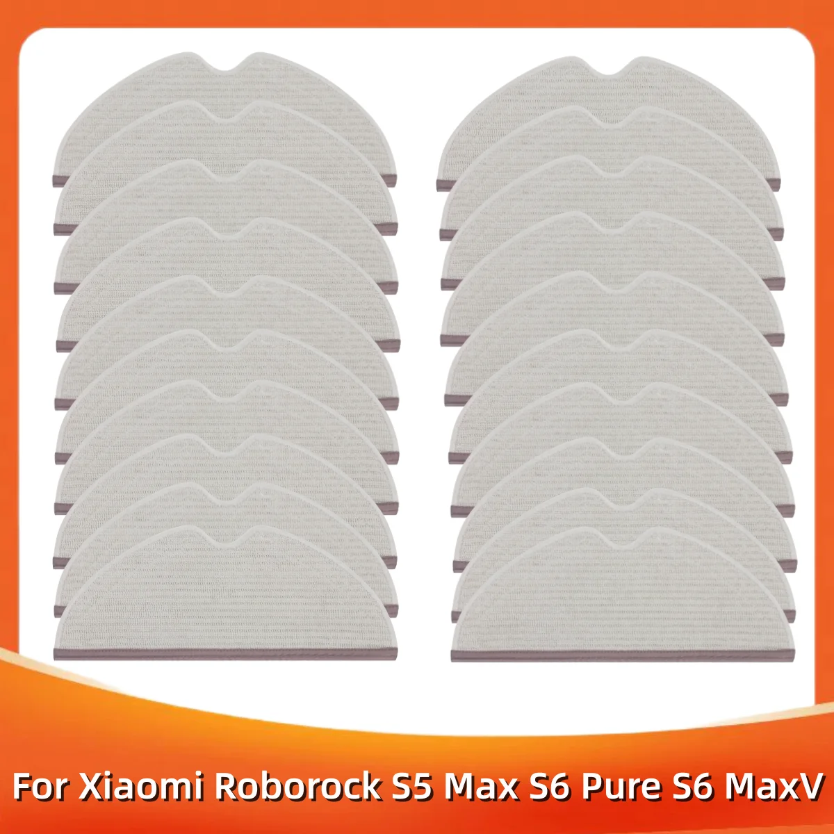 20 шт. подушечки для швабры для XiaoMi Roborock S5 Max S6 Pure S6 MaxV S5 S51 S50 S55 E25 E35, запчасти для робота-пылесоса