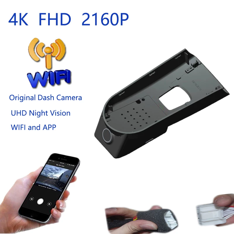 4K Plug And Play Car Video Recorder Wifi DVR Dash Camera For Chery Jetour Dashing Da Sheng 2022 2023 2024 2025 Dashcam