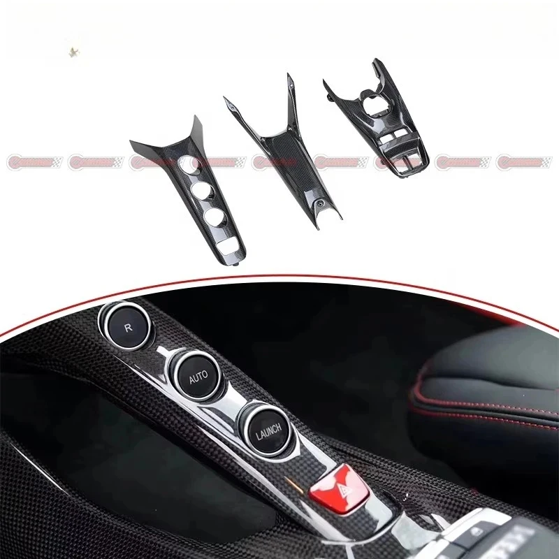 Suitable Quality OEM Style Dry Carbon Fiber Car Interior Kit 488 Auto Body Part