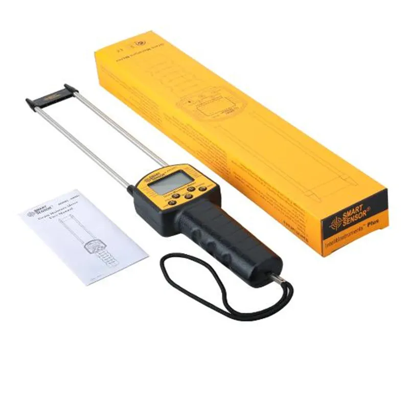 Digital Moisture Meter Cereal Moisture Meter AR991 Smart Sensor For Use In Corn Wheat Rice Grains Wheat Flour Monkfish Seed