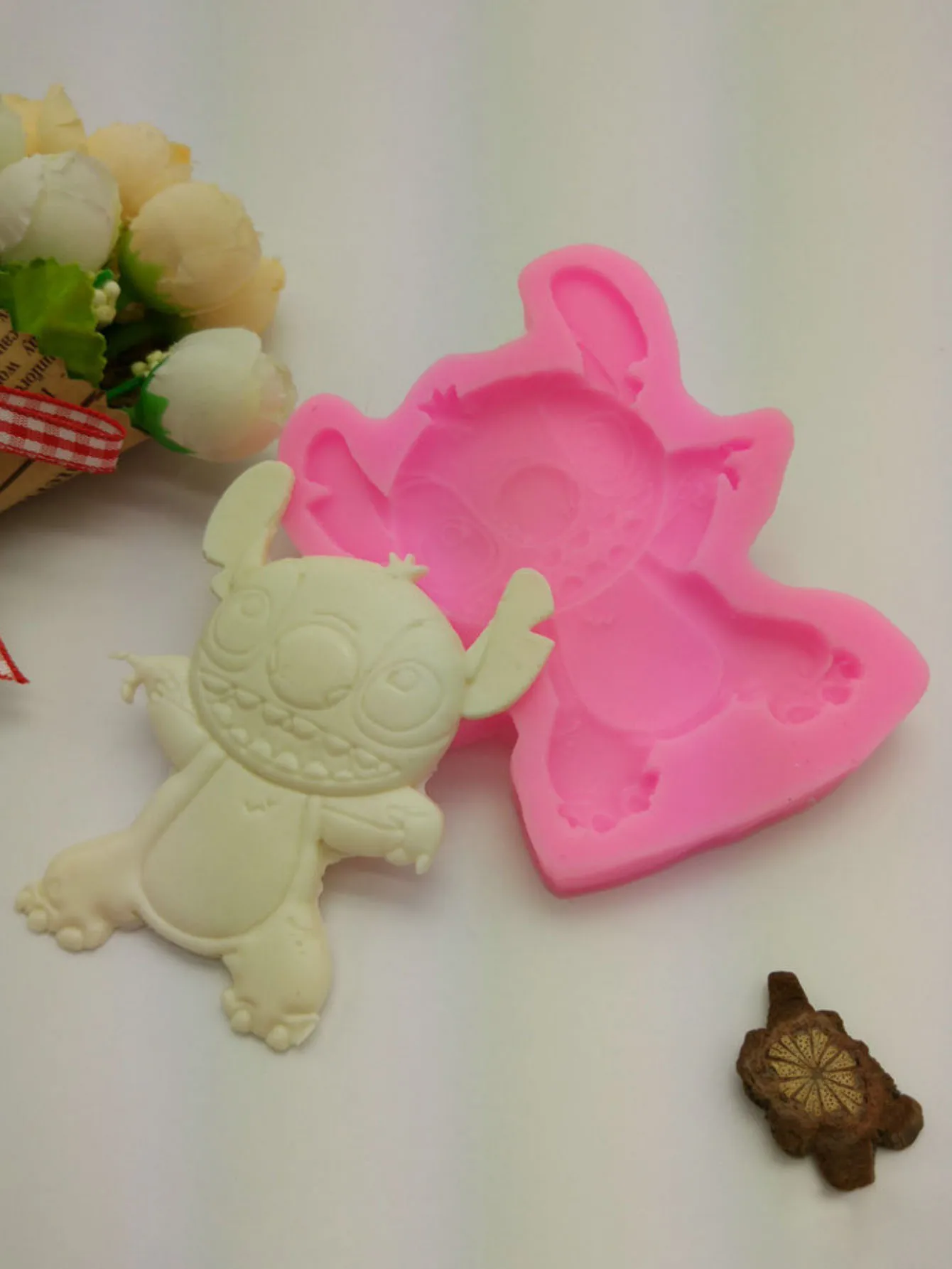 1/3pcs Stitch 3D Silicone Mold For  Chocolates Cake Ice Cubes& Candy - Perfect For Diy Birthday Cake Decorations Gifts - Ideal F