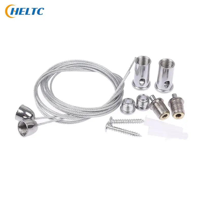 2 Wires/set 1M 1.5M 2M Steel Cable For Lifting Various Panel Lights Used Widely Office Lighting Fittings