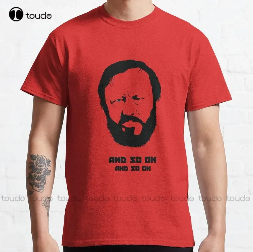 Slavoj Zizek - Portrait Classic T-Shirt Tennis Shirts For Men Cotton Outdoor Simple Vintage Casual Tee Shirts Xs-5Xl Unisex New