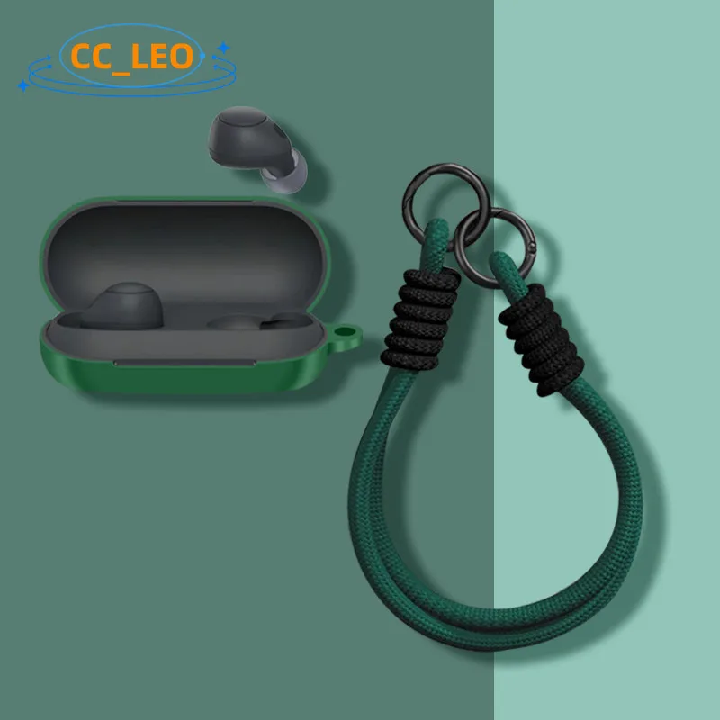 For Sony WF-C500 Case Cute Silicone Soft Case Lanyard Pendant Suitable for Sony WF-C500 Shockproof Shell Protective Sleeve - view 3